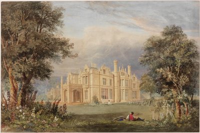 Lilburn Tower, Northumberland door John Dobson